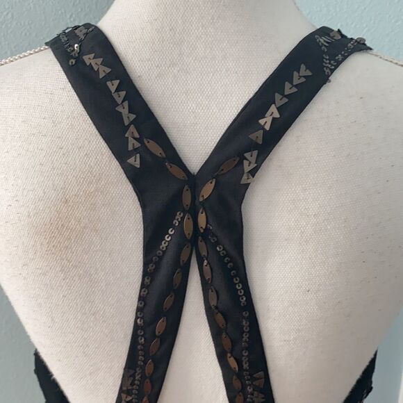 NWT Free People Ella Embellished Slip Mini Dress M - Picture 12 of 15